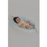 Forever Cute Newborn Bed with Pillow - Blue - Laadlee