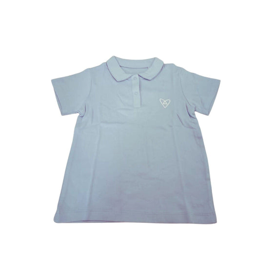 Forever Cute Polo T-shirt - Blue - Laadlee