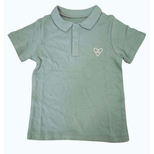 Forever Cute Polo T-shirt - Mint - Laadlee