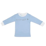 Forever Cute Pyjama Top - Blue - Laadlee