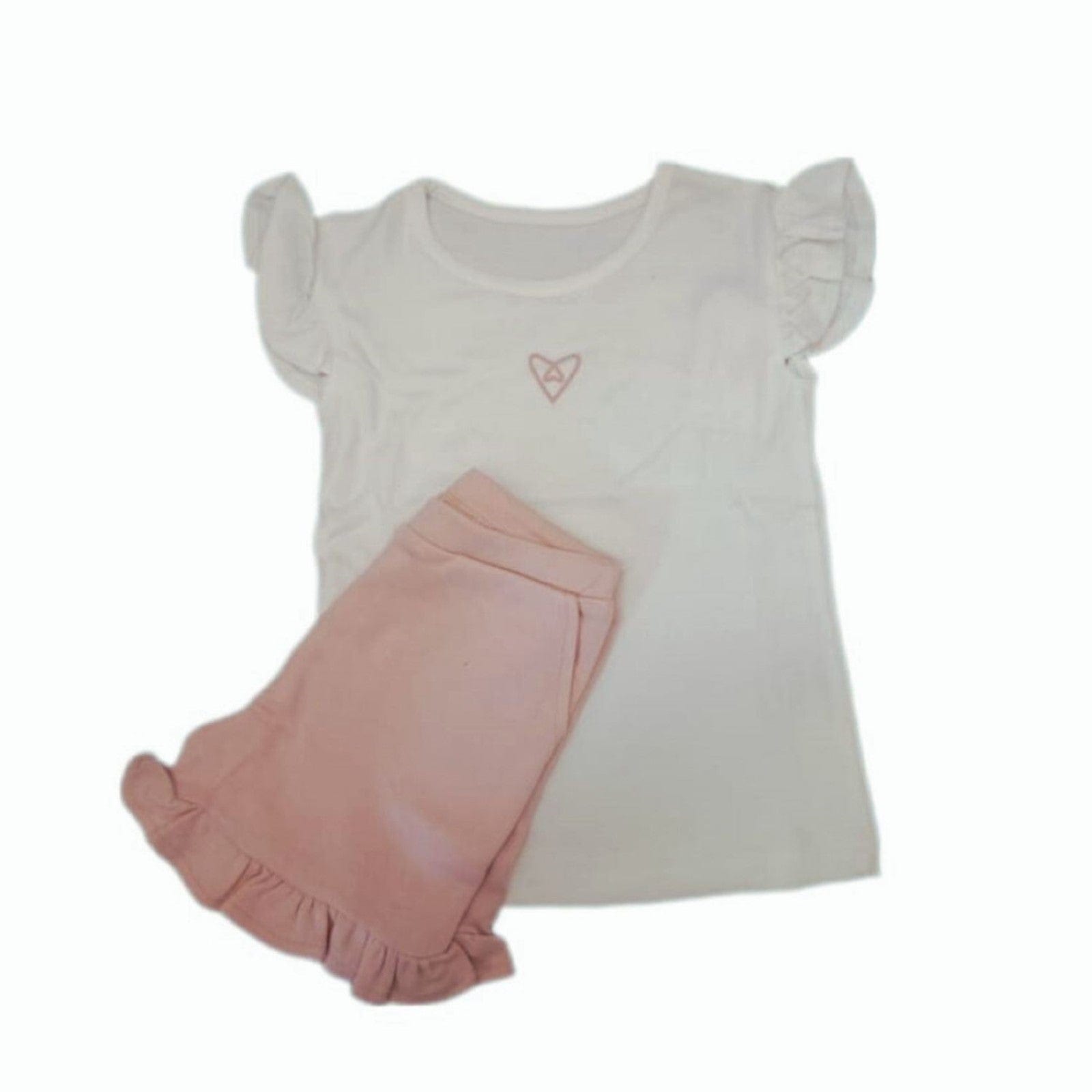 Forever Cute Ruffle Shorts Set - Laadlee