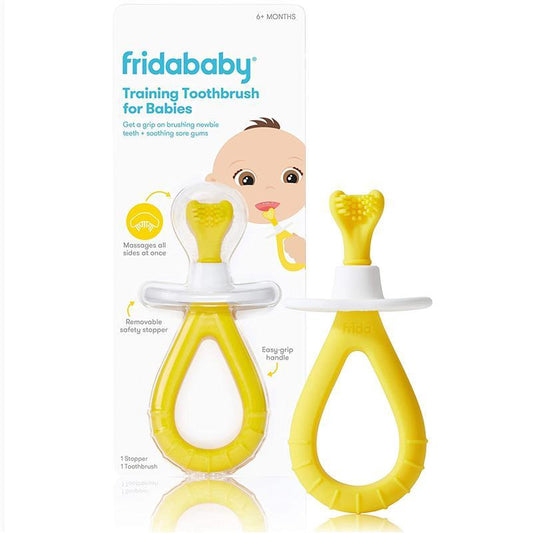 Frida Baby - Training Toothbrush for Babies - Yellow - Laadlee