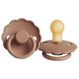 Frigg Daisy Latex Baby Pacifier 0-6M, 1Pack, Peach Bronze - Size 1 - Laadlee