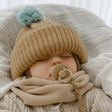 Frigg Rope Silicone Baby Pacifier 6M-18M, 1Pack, Jet Black - Size 2 - Laadlee