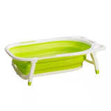 Pikkaboo Baby Foldable Portable Non-Slip Bath Tub - Green - Laadlee