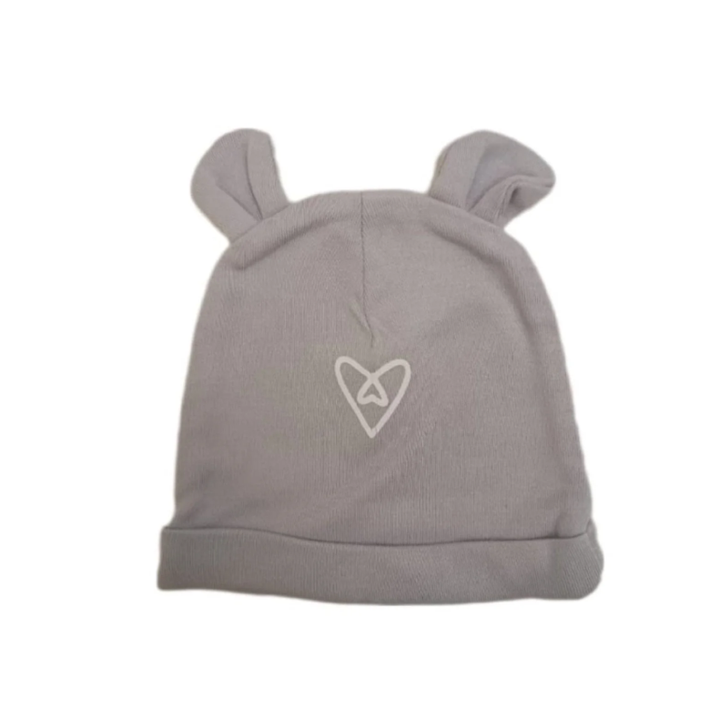 Forever Cute Newborn Hat - Grey - Laadlee