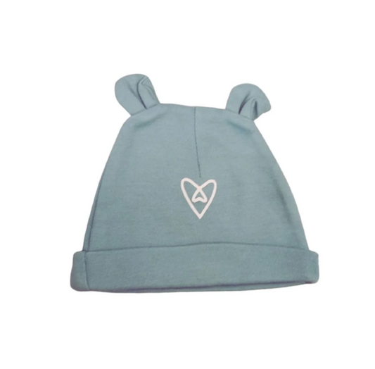 Forever Cute Newborn Hat - Mint - Laadlee