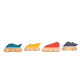 Lubulona Supercars - Pack of 4 - Laadlee