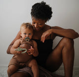 Frigg Daisy Silicone Baby Pacifier 0-6M, 1Pack, Willow - Size 1 - Laadlee