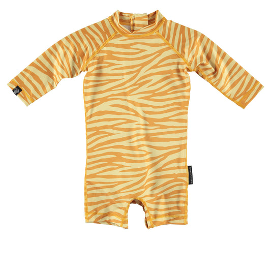 Beach & Bandits Golden Tiger Baby Swimsuit - Laadlee