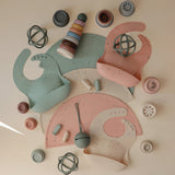 Mushie Silicone Mat Vanilla Confetti - Laadlee