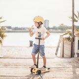Scoot & Ride Kid Helmet S-M - Lemon - Laadlee