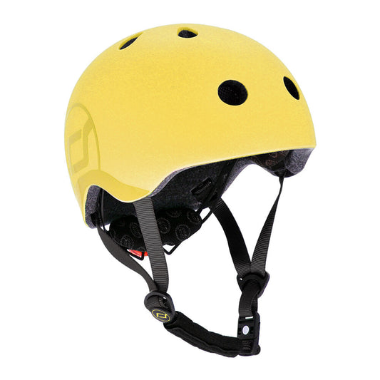 Scoot & Ride Kid Helmet S-M - Lemon - Laadlee