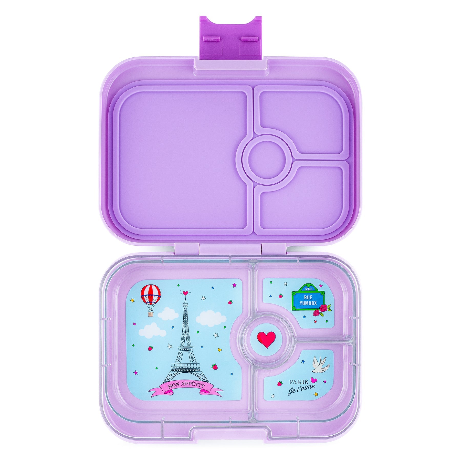 Yumbox Panino 4 Compartment Paris Lunch Box - Lulu Purple - Laadlee
