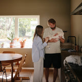 Mushie Hooded Towel Pearl - Laadlee