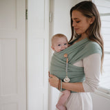 Mushie Flower Bracelet Teether 3-Pack Cambridge Blue/Clementine/Natural - Laadlee