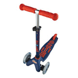 Micro Mini Deluxe Scooter with LED Wheels - Navy Blue - Laadlee