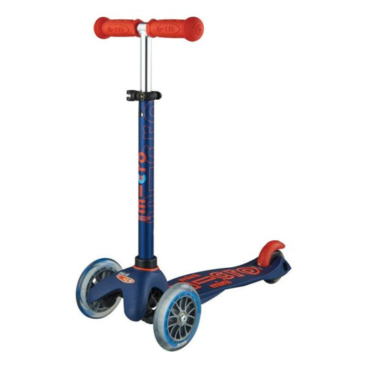 Micro Mini Deluxe Scooter with LED Wheels - Navy Blue - Laadlee