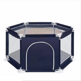 Pikkaboo Portable Playpen with 30 Free balls - Navy - Laadlee