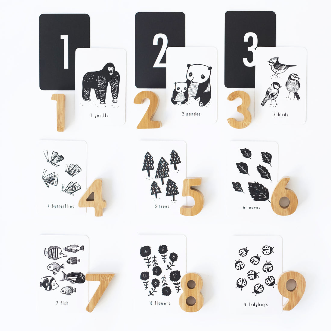 Wee Gallery - Nature Number Cards - Laadlee