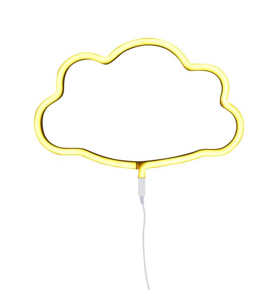 A Little Lovely Company Neon Light - Yellow Cloud - Laadlee