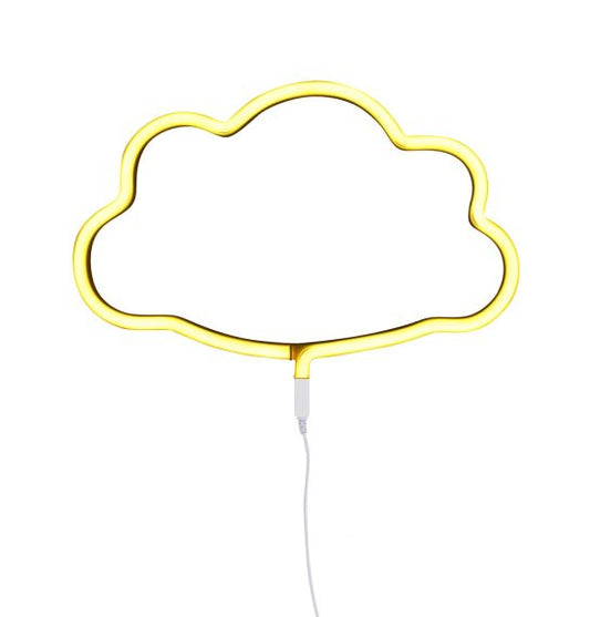 A Little Lovely Company Neon Light - Yellow Cloud - Laadlee