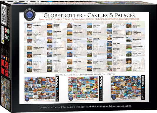 EuroGraphics Castles & Palaces - Globetrotter 1000 Pieces Puzzle - Laadlee