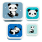 A Little Lovely Company Lunch & Snack box Set - Panda - Laadlee