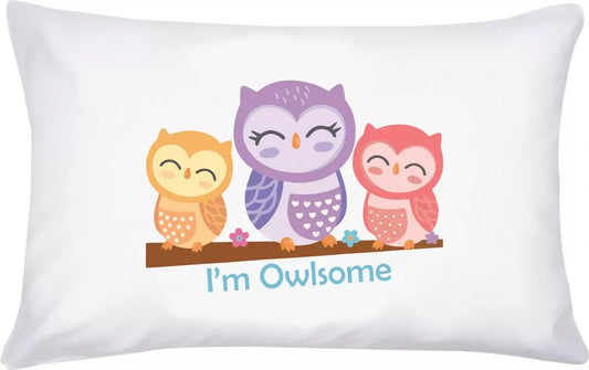Pikkaboo Pillowcase Cover for Kids - Owl - Laadlee