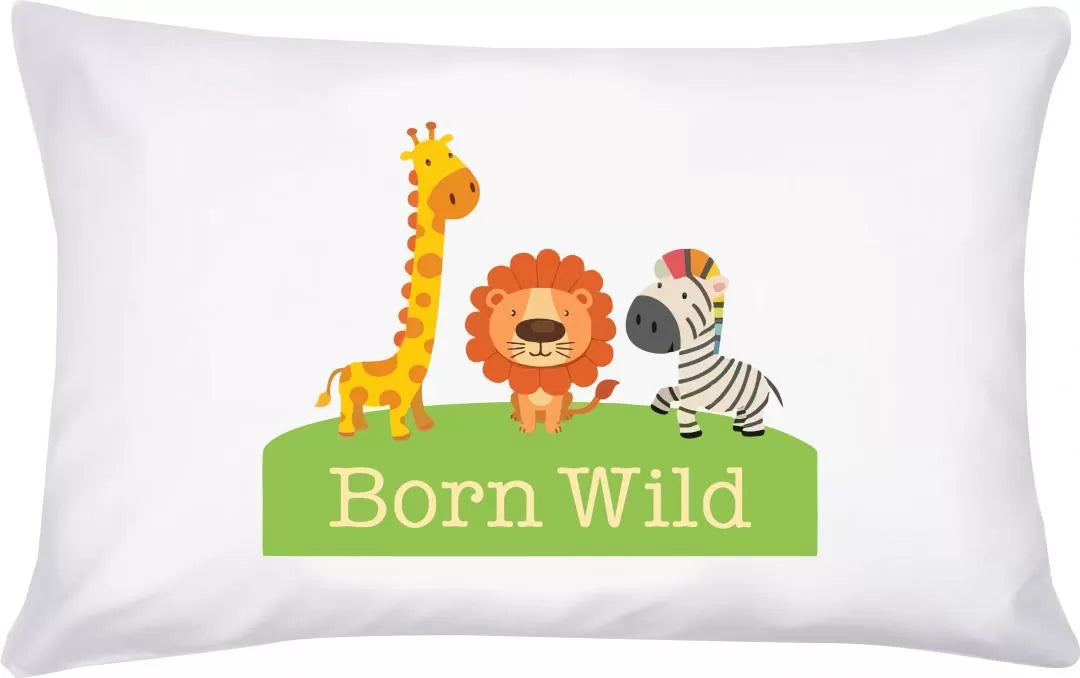 Pikkaboo Pillowcase Cover for Kids - Zoo - Laadlee