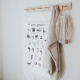 Wee Gallery - Animal Alphabet Wall Hanging - Laadlee