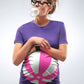 Mamagama - Beachball Maternity T-shirt - Purple - Laadlee