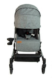 Youbi Toddler German Travel Light Stroller-Grey with New Born Attachment - Laadlee