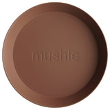 Mushie Dinner Plate Round Caramel (Set of 2) - Laadlee