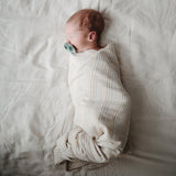 Mushie Swaddle - Retro Stripes - Laadlee