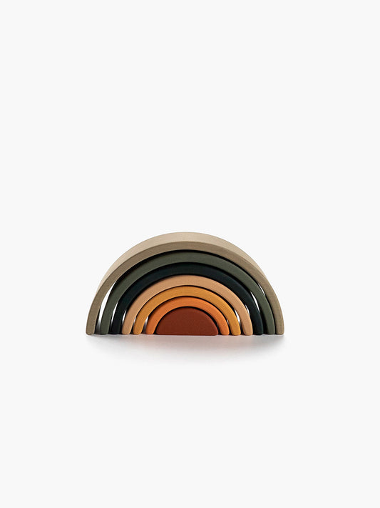 SABO Concept - Wooden Rainbow Toy Mini - Jungle - Laadlee