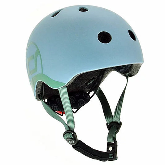 Scoot & Ride Baby Helmet XXS-S - Steel - Laadlee