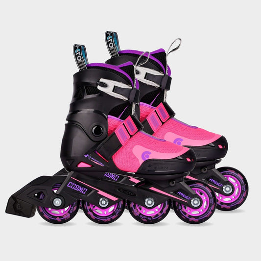 Micro Skates Cosmo - Purple with Brake Set (Size 31-34) - Laadlee
