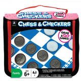 Ambassador - Grab & Go Games! - Travel Chess & Checkers - Laadlee