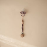 Mushie Pacifier Clips Eva Ash - Laadlee