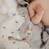 Mushie Pacifier Clips Eva Stone - Laadlee