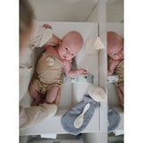 Mushie Bath Mitt 2-Pack Gray - Laadlee