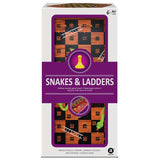 Ambassador - Folding Wood Snakes & Ladders Set - Laadlee