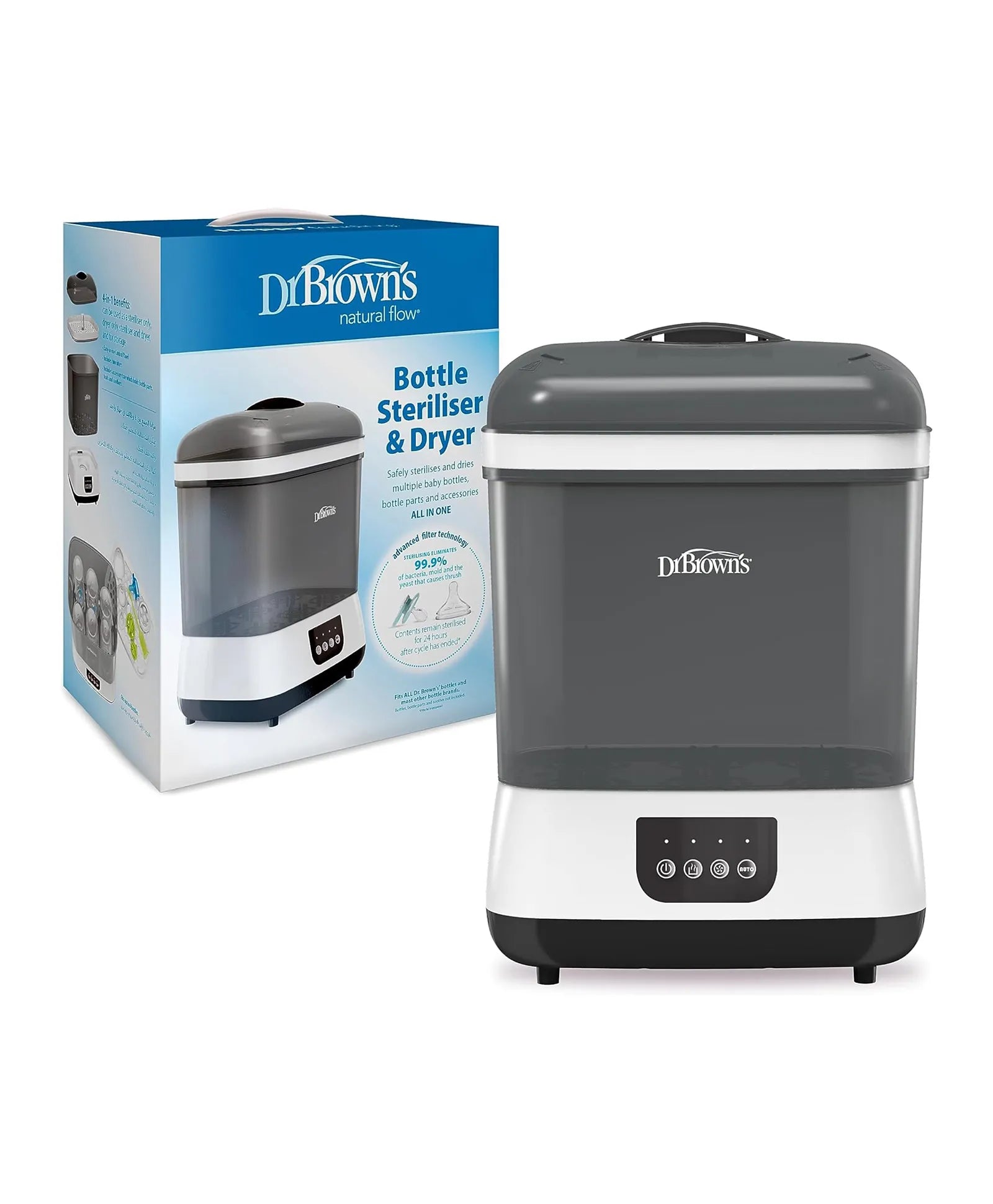 Dr. Brown's Electric Sterilizer And Dryer with Hepa Air Filter - Laadlee