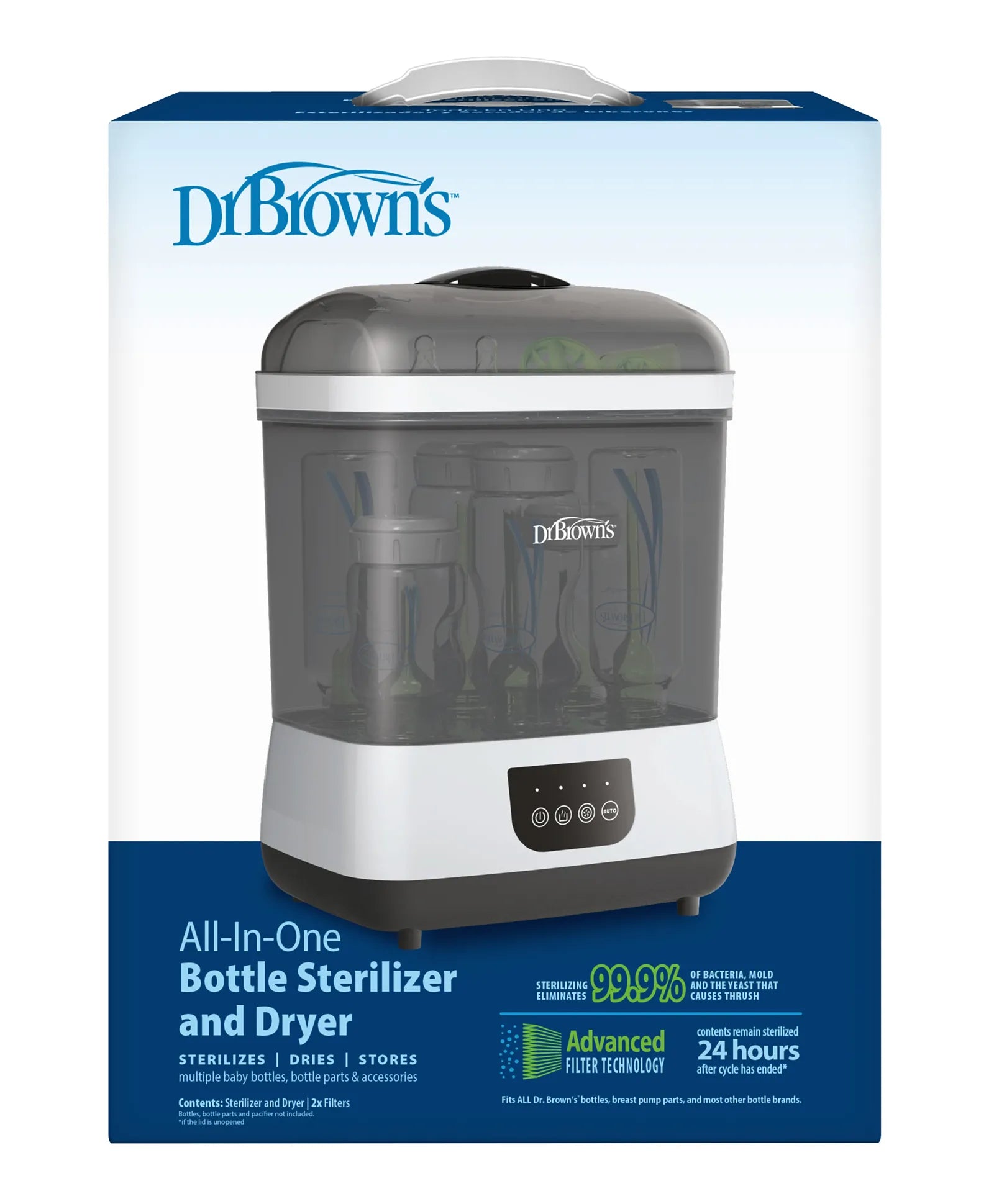 Dr. Brown's Electric Sterilizer And Dryer with Hepa Air Filter - Laadlee