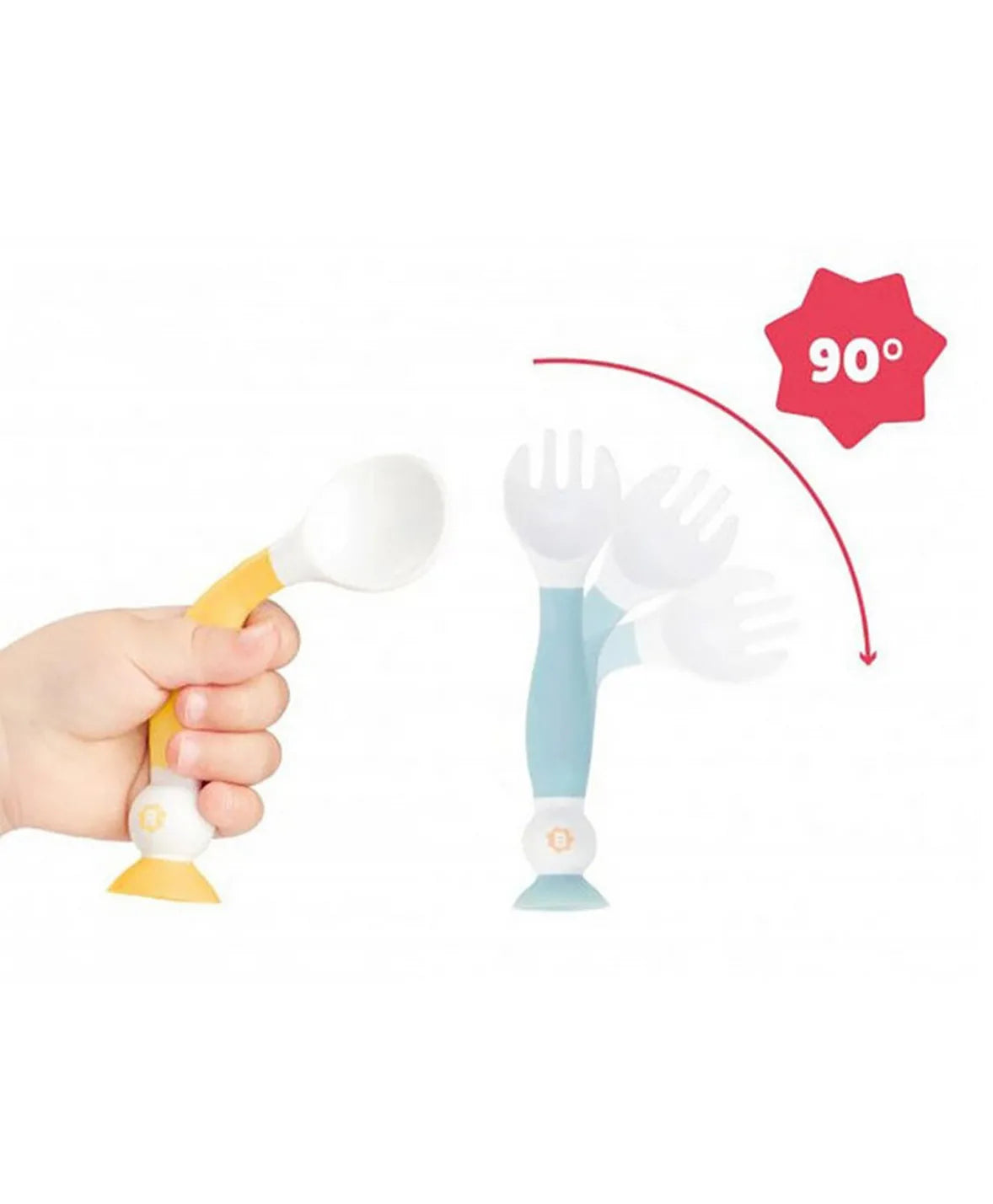 Badabulle Flexible Learning Cutlery - Laadlee