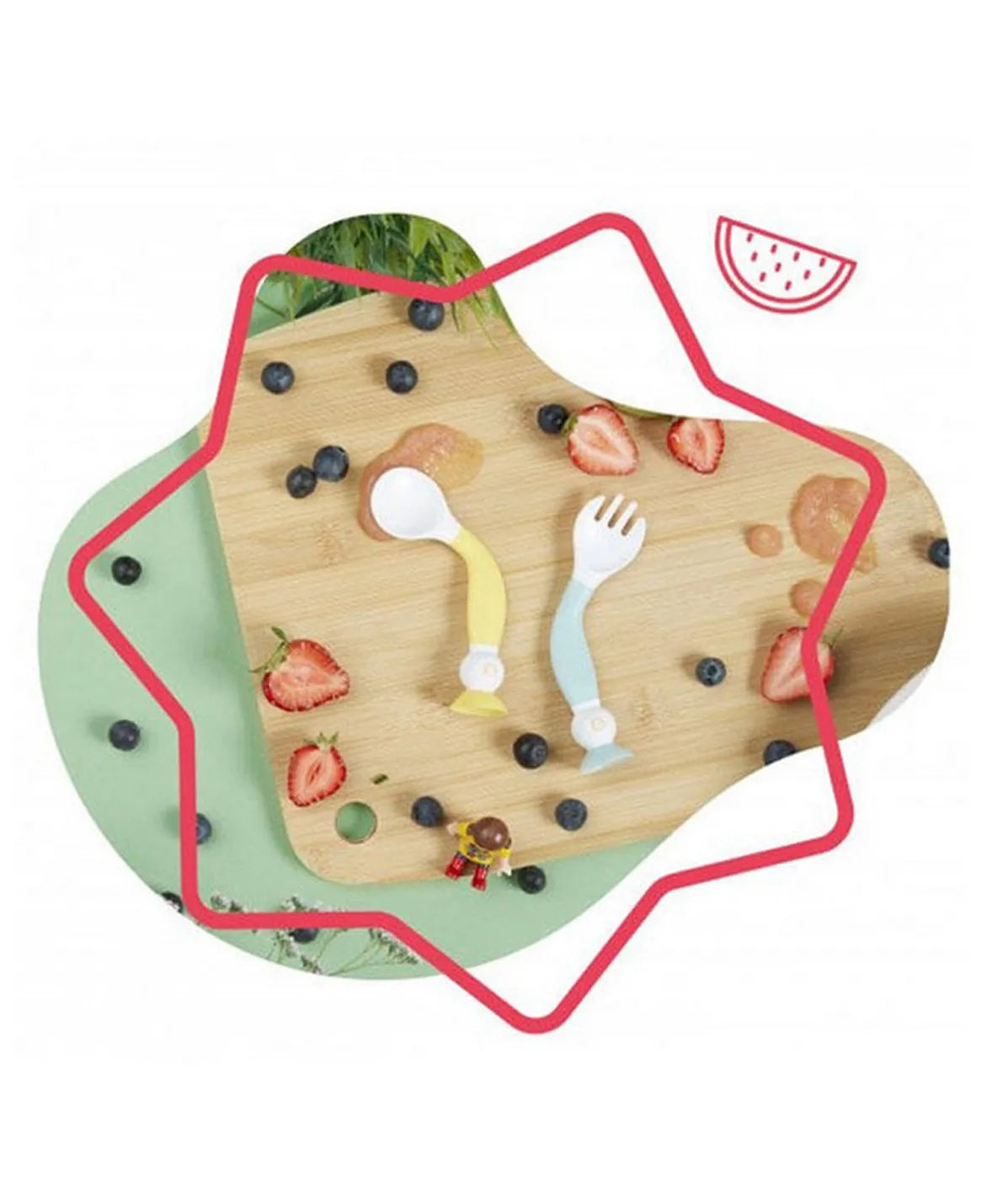 Badabulle Flexible Learning Cutlery - Laadlee