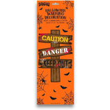 Eurowrap Halloween Caution/Warn Decor
