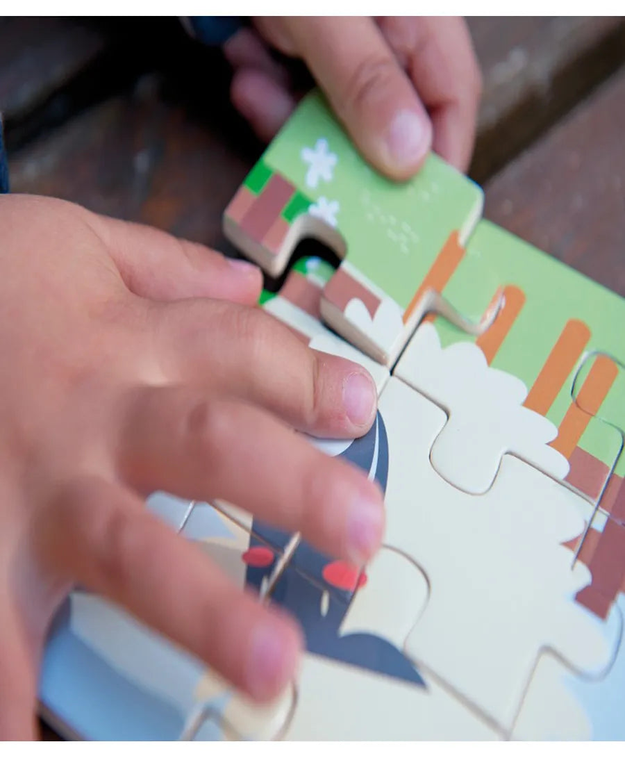 Andreu Toys 4 Puzzles Diorama Farm - Laadlee