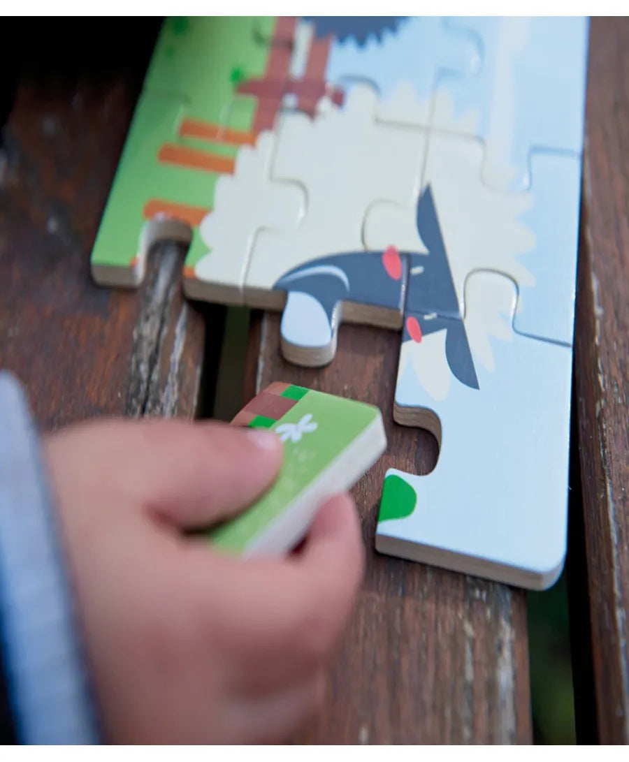 Andreu Toys 4 Puzzles Diorama Farm - Laadlee